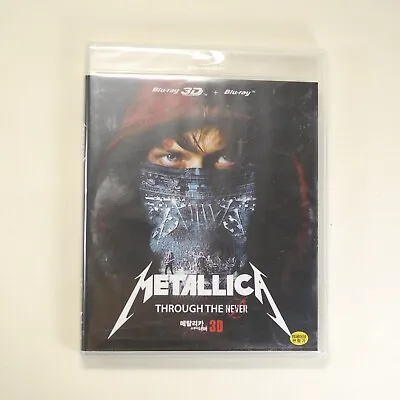 Metallica Through The Never 3D Blu-ray [Korea Edition Region All 2Disc] • $19.99