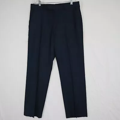 Perry Ellis Portfolio Pants Mens 33x30 Blue Dress Slacks Suit Formal Business • $11.89