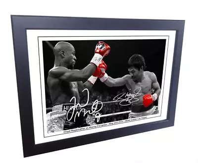 12x8 Signed Floyd Mayweather Manny Pacquiao Autographed Photo Photograph Picture • $31.57