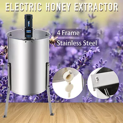 140W 4/8 Frame Electric Honey Extractor Honeycomb Beekeeping Equipment Separator • $519.99