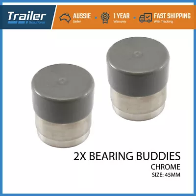 $20.22 • Buy Trailer Bearing Buddies 2pcs Bearing Protectors With Dust Caps 45mm Boat Caravan