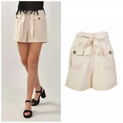 WAREHOUSE Plus Size Safari Shorts • £15