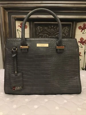 £26 • Buy Grey Mock Croc Tote  Bag By Carvela -kurt Geiger-vgc