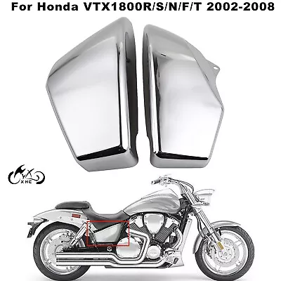 Chrome ABS Battery Side Fairing Cover For Honda VTX 1800 R/S/N/F/T 2002-2008 Neo • $29.68