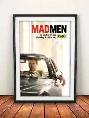 Mad Men 2007 - TV Series Framed Black A4 A3 • £5.85