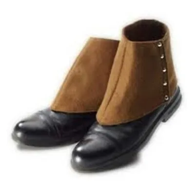 Spats 20's Era / Steampunk Felt Shoe Spats Gangster/ Victorian Costume Access • $6.98