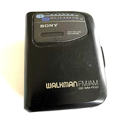 Vintage SONY Walkman WM-FX101 AM FM Radio Cassette Tape Player • $12.50