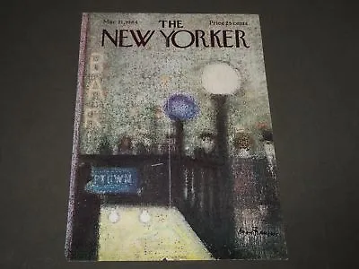 1964 March 21 New Yorker Magazine Front Cover Only - Great Art For Framing • $21