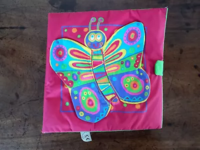 Large GALT Babies Fabric Cloth  Sensory/Crinkle Book - Insects  • £12