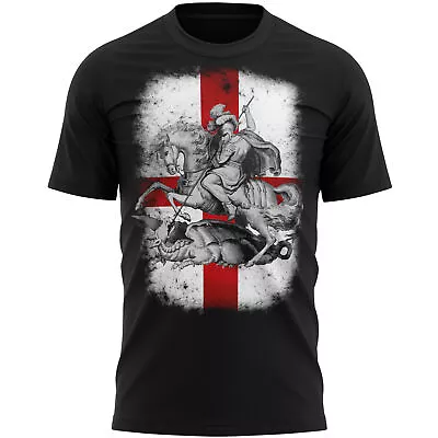 £14.99 • Buy English Knight T Shirt Graphic Print St George's Day Dragon Slayer Gifts England