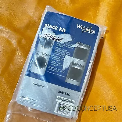 New Genuine Whirlpool/ Maytag W10869845 Front Load Washer/ Dryer Stack Kit • $10