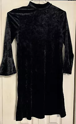 Monki Velvet High Neck Dress Size Small • $15