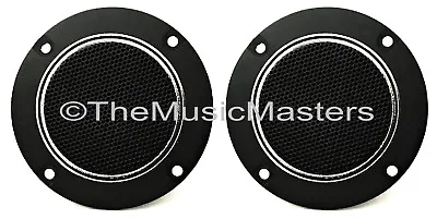 Pair 4  Inch Flush Mount Round Super Horn TWEETER Speakers Car Audio Home Stereo • $19.99