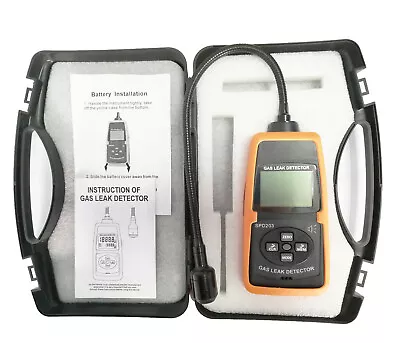 Methane Gas Leak Detector Monitor Natural Gas Analyzer Temp And Humidity Display • $117.59