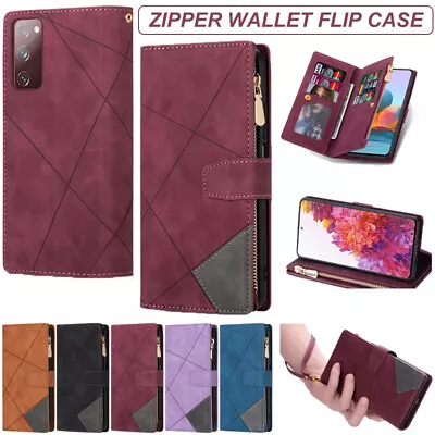 $15.90 • Buy Flip Leather Wallet Case For Samsung S22 Ultra S21 S20 FE S10/9/8+ A13 A33 A53