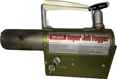 Vintage BernzOmatic Super Jet Fogger Insect Propane Bug Sprayer • $51.95