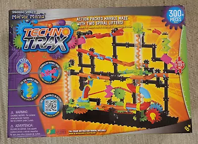 Techno Gears Marble Mania Techno Trax MAZE 300+ Piece Building Kit Toy 100% CPLT • $54.99