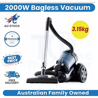 $79.99 • Buy 2000 W Bagless Vacuum Cleaner W 5 Metre Power Cord AU