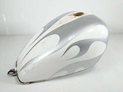 $174.82 • Buy 96 Kawasaki Vulcan 750 VN750 White Gas Fuel Tank Petrol Reservoir Damaged