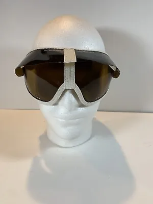Baruffaldi Pro Noydrofog Tinted Goggles / Lenses - White Rim - Vintage? 1970’s? • $39.99