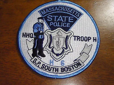 Massachusetts State POLICE  Mass State Highway Patrol SP SOUTH BOSTON H 6 • $6.99