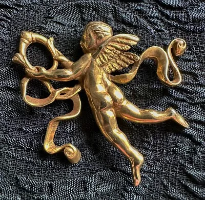 Vintage Pin  Metropolitan Museum Of Art  Cherub/ Cupid Pin /Pendant • $23