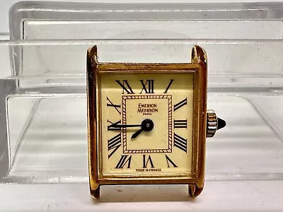 Vintage Emerich Meerson Paris Watch Gold Tone Womens Wristwatch Made In France • $2