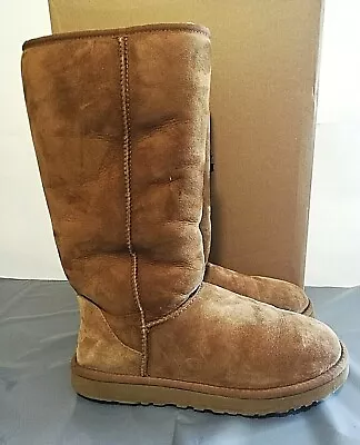 AUTHENTIC UGG Women's Classic Tall II Boots 10162234 - Size 10 Chestnut • $39.99