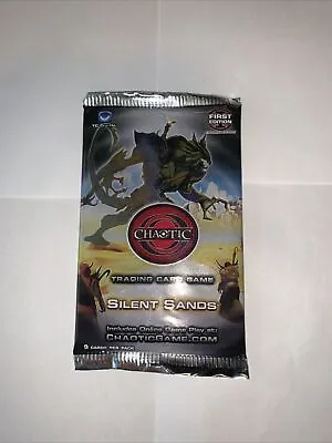 Chaotic TCG “Silent Sands” Booster Package - (OPENED 2 FOILS MINT) • $9.84