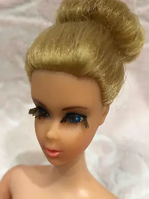 Growing Pretty Hair Barbie HEAD VTG 1970s Mod Era Original Lashes! Wonderful! • $29.95