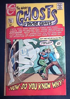 The Many Ghosts Of Doctor Graves #17 Silver Age Charlton Comics F- • £9.99