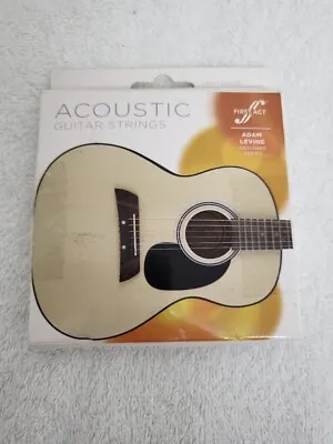 $15 • Buy Acoustic Guitar Strings First Act Adam Levine Designer Series .012 - .053 NEW