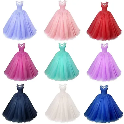 Evening Formal Party Ball Gown Prom Bridesmaid Host Acting Dress QYHS Big Size • £69.82