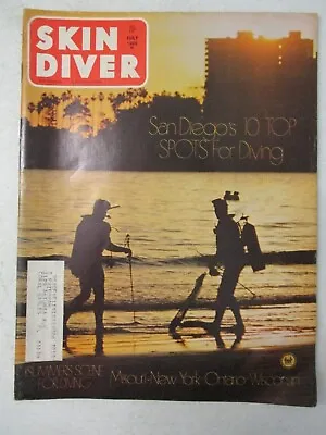 Skin Diver Magazine July 1969 San Diego Diving Mssouri Ontario Wisconsin Vintage • $17.95