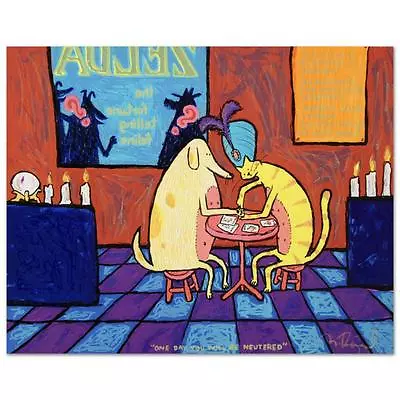 Matt Rinard  One Day You Ll Be Neutered  Ltd. Ed Hand Pulled Original Lithograph • $79.95