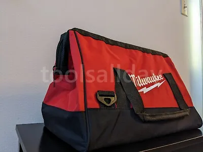 Milwaukee 16  X 10  X 10  6-Pocket Heavy Duty Contractor Jobsite Canvas Tool Bag • $24.94