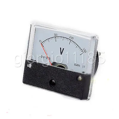 US Stock Analog Panel Volt Voltage Meter Voltmeter Gauge DH-670 0-150V DC • $13.52