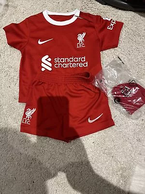 Brand New Never Worn Liverpool F.C. 2022/23 Home Baby Football Kit 9-12 Months • £12