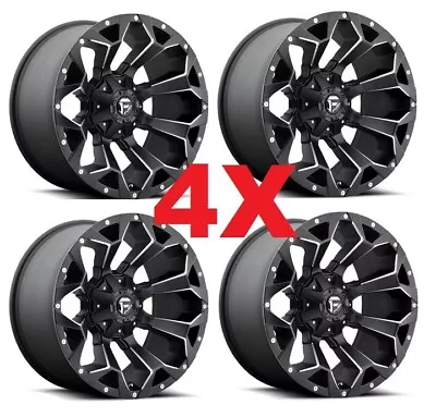 Fuel Assault Matte Black Wheels Rims 17x9 5 Set D546 Fits Jeep Wrangler Set Of 4 • $1324