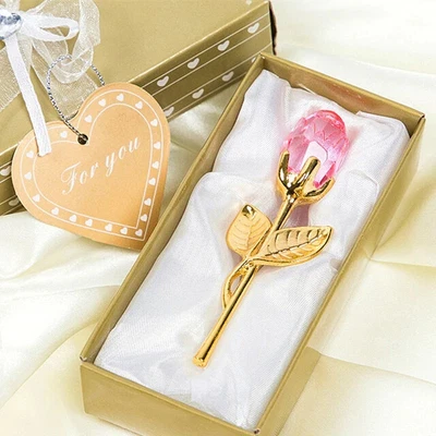 $10 • Buy  Artificial Flower Rose Gifts,Crystal Rose With Gift Box For Her Valentine's Day