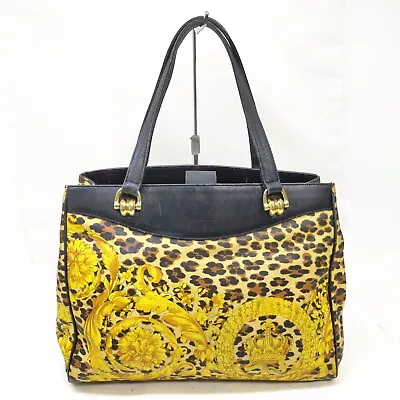 Gianni Versace Hand Bag  Yellow PVC 3651060 • $26