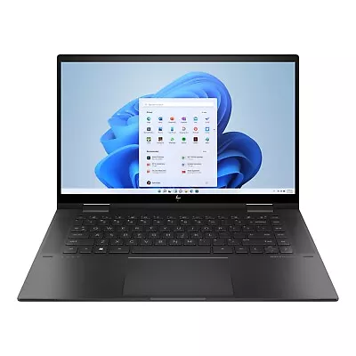 HP ENVY X360 15.6  2-in-1 Laptop R5 7530U 8GB 256GB SSD W11H Black Very Good • $449.97