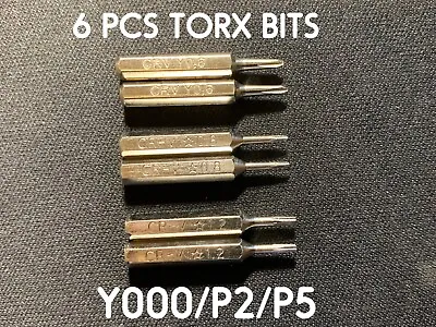 5-Point Star P2 P5 Y000 Screwdriver Bits 4mm 0.6Y 1.2 0.8 Pentalobe IPhone 7 8 X • $6.99