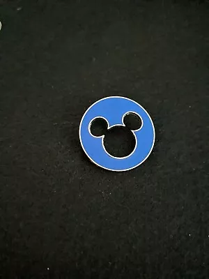 Disney Mickey Head Icon Blue Cutout Pin • $5