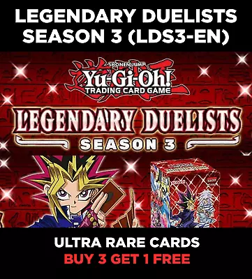 Yugioh Legendary Duelists Season 3 Lds3-en Ultra Rare Cards 1st Edition • £0.99