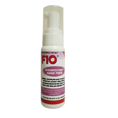 F10 Disinfectant Hand Foam Anti Bacterial Hand Santiser Santizer • £7.99