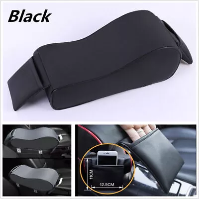 Universal Car Truck Neck Support Pillow Center Armrest Heighten Pad Storage Bag • $27.49