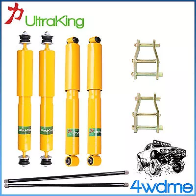 Holden Rodeo RA Front & Rear Shocks + Torsion Bar + Shackles 2  50mm HD Lift Kit • $693