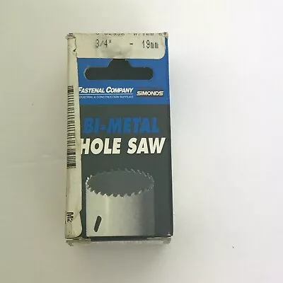 Fastenal Simonds 3/4  19mm Bi-Metal Hole Saw NEW • $7.82