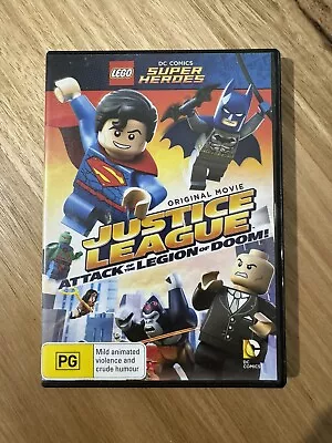 LEGO Justice League : Attack Of The Legion Of Doom - DVD (2015) Region 4 📀 • $5.95